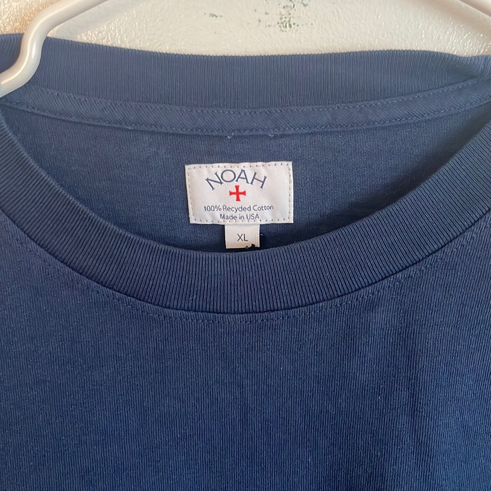 Noah NY navy long sleeve shirt size XL brand new